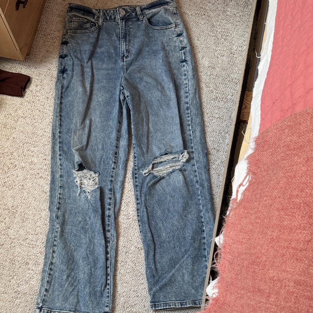 SO Light Blue Baggy Jeans
